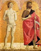 Piero della Francesca, Sts Sebastian and John the Baptist